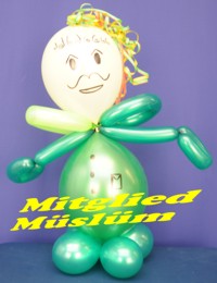 Müslüm, Mitglied der Gewerkschaft der Luftballons